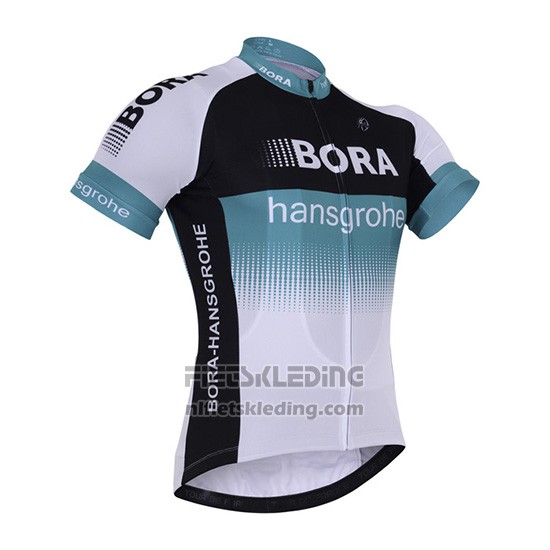 2017 Fietskleding Bora Diep Wit Korte Mouwen en Koersbroek